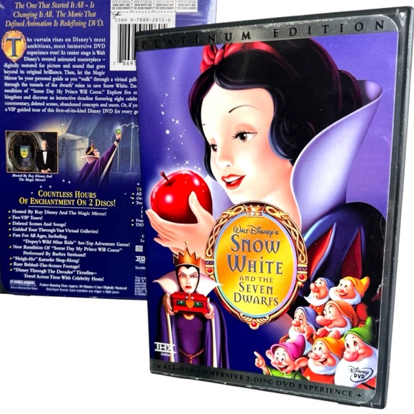 Disney Media Walt Disneys Snow White And The Seven Dwarfs